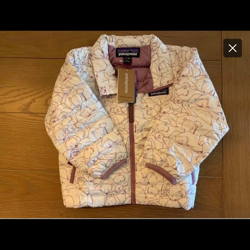 Baby girls Patagonia down sweater jacket